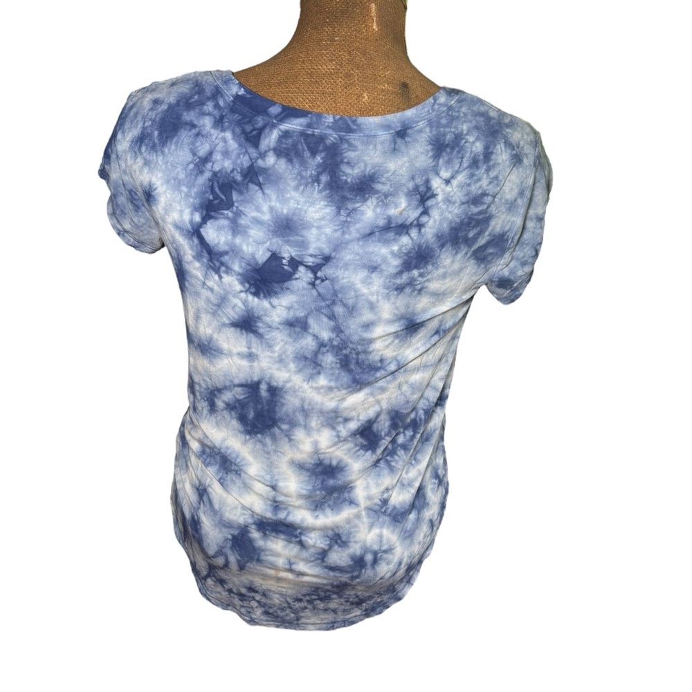 American Eagle Blue Tie-Dye Women's Top Size XS - Picture 5 of 9
